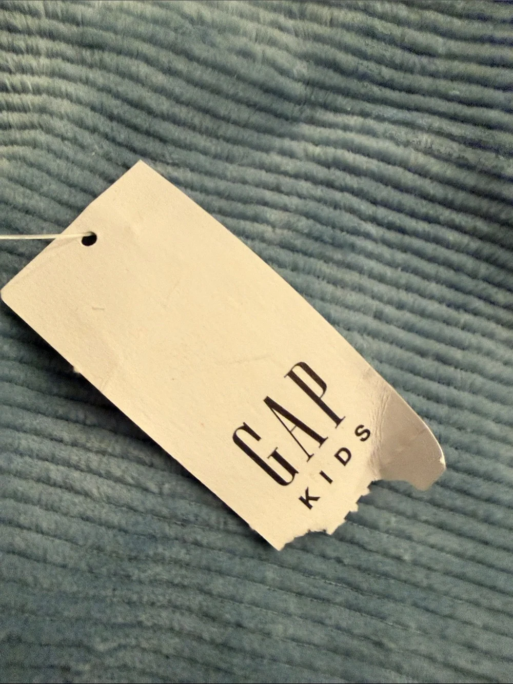GAP Girls Dusty Blue Ribbed Puff Sleeve Mock Neck Dress Size S NWT